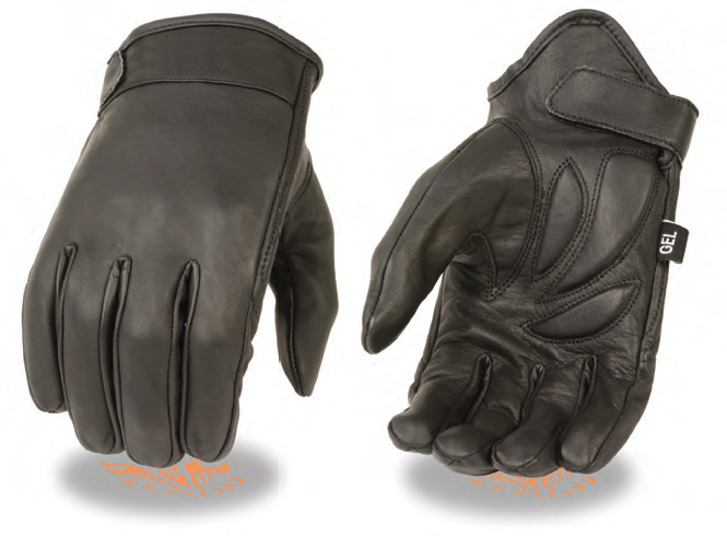 MG7510 Men’s Premium Leather Short Wristed Cruiser Glove W/ Gel