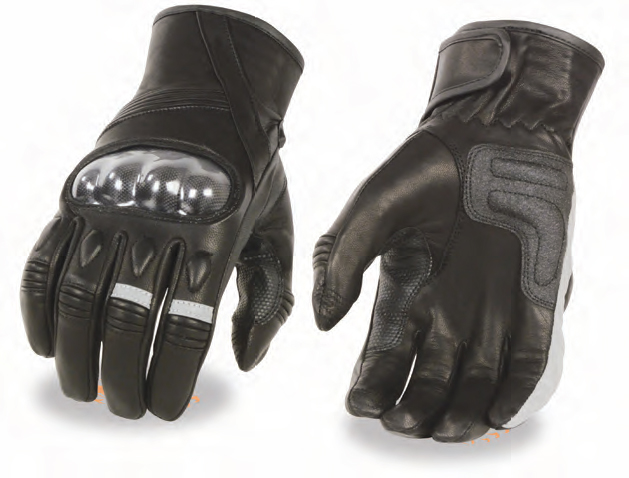 MG7540 Men’s Leather Racer Glove W/ Hard Knuckle