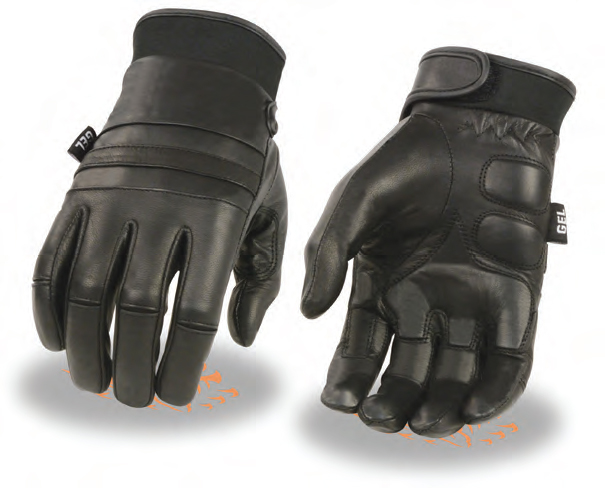 MG7565 Men’s Premium Leather Gel Palm Riding Glove