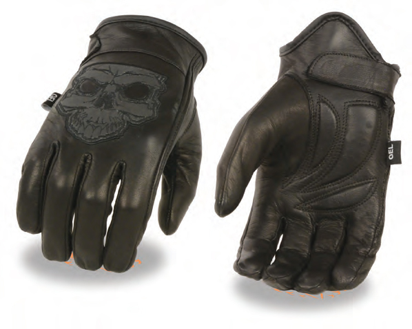 MG7570 Men’s Premium Leather Short Wrist Gel Palm Driving Glove - Click Image to Close