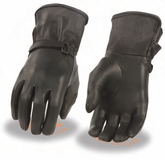 MG7725 Ladies Premium Leather Light Lined Gauntlet Glove