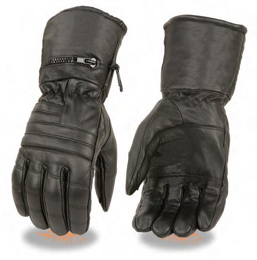 SH230 Men’s Premium Leather Thermal Lined Gauntlet Gloves - Click Image to Close