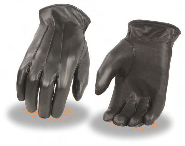 SH234 Men’s Leather Thermal Lined Driving Glove W/ Cinch Wrists - Click Image to Close