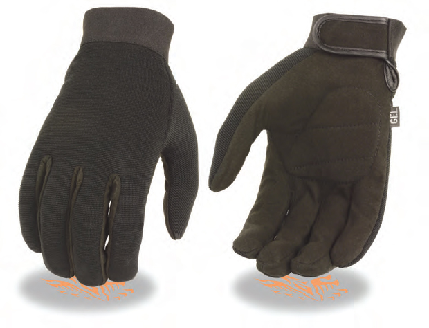 SH4462 Men’s Mechanic Gloves w/ Amara Padded Gel Palm - Click Image to Close