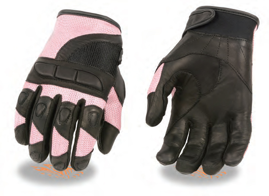 SH802 Ladies Mesh/Leather Combo Racing Glove