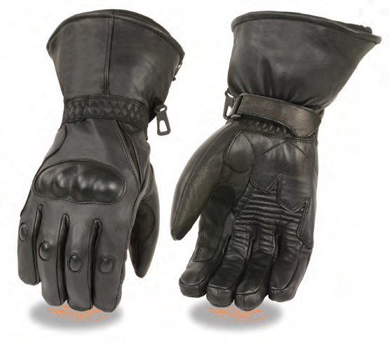 SH815 Men’s Textile/Leather Combo Waterproof Gauntlet Gloves