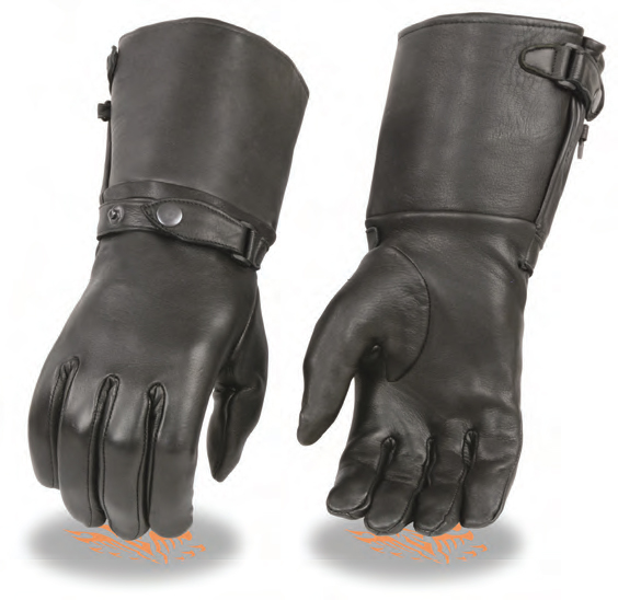 SH859 Ladies Deerskin Leather Ultra Long Gauntlet Gloves W/ Wris