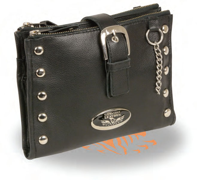 MP8800 Leather Studded Gun Holster Shoulder Bag