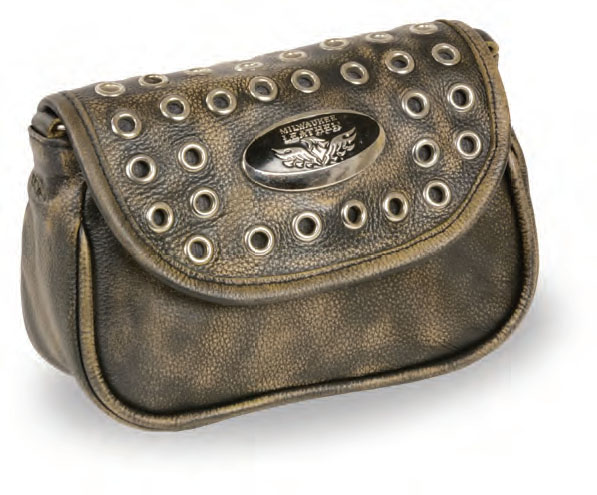 MP8830 Ladies Chain Strap Shoulder Bag W/ Eyelets - Click Image to Close