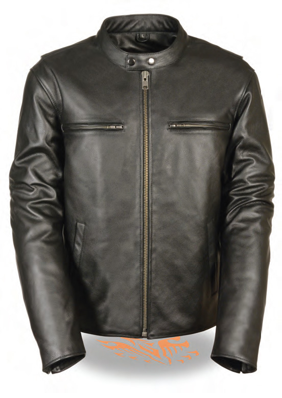 LKM1700 Men’s Classic Vented Scooter Jacket W/ Side Stretch - Click Image to Close