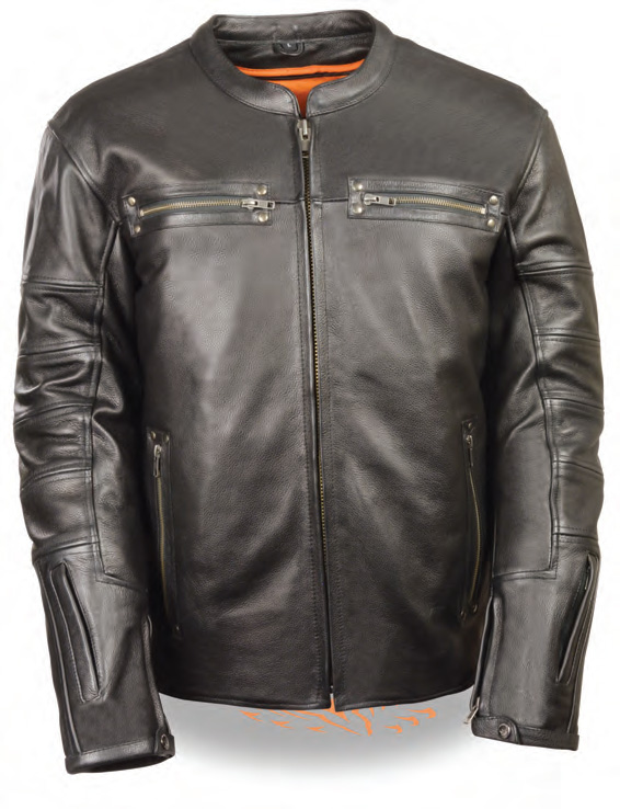 MLM1590 Men’s Throwback Scooter Jacket W/ Side Stretch, Sleeve - Click Image to Close