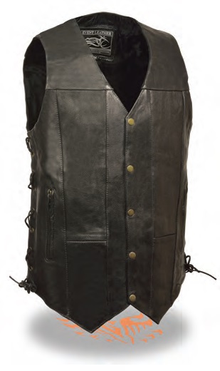 EL5391TALL Men’s 10 Pocket Side Lace Vest – Tall