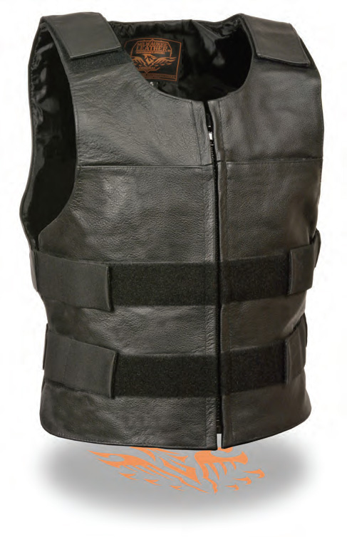 LKM3715 Men’s Zipper Front Replica Bullet Proof Look Vest