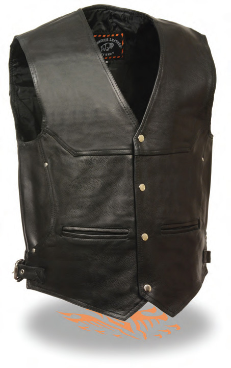 ML1927 Men’s Deep Pocket Vest W/ Side Buckle