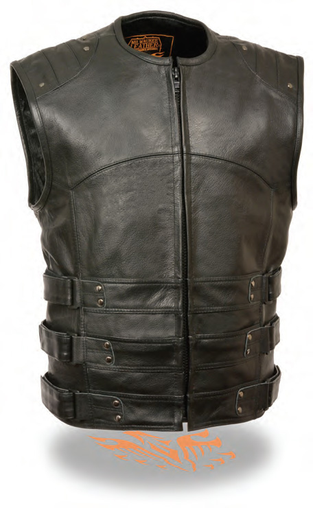 MLM3530 Men’s Updated SWAT Style Biker Vest - Click Image to Close