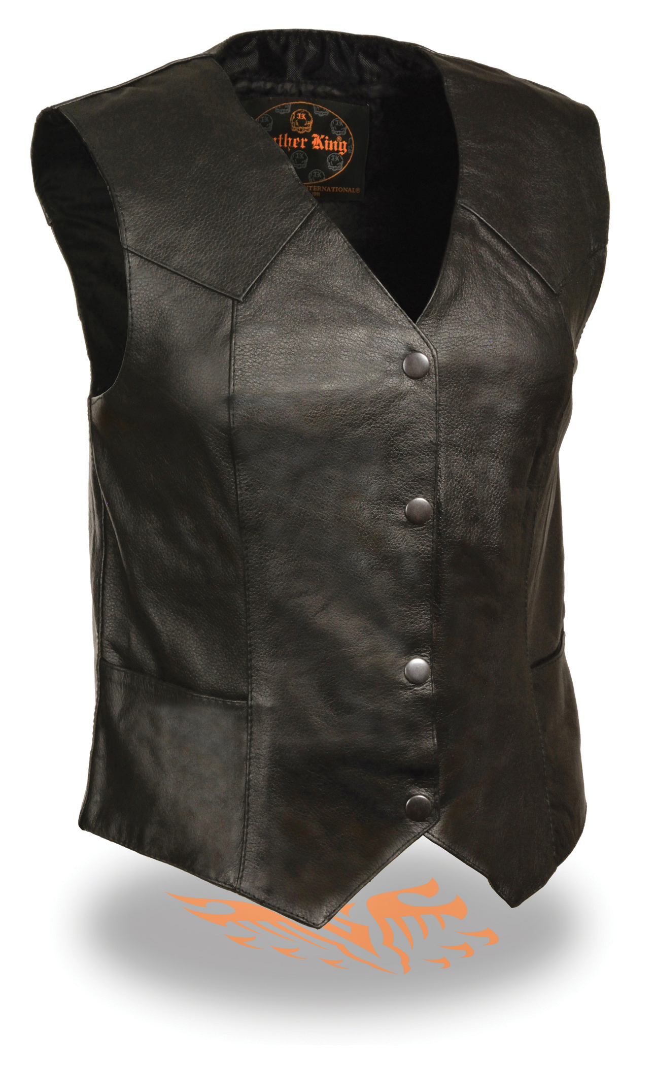 SH1227 Women’s Classic Four Snap Vest - Click Image to Close