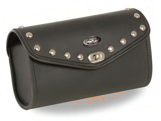 SH49901 Large PVC Studded Windshield Bag - Click Image to Close