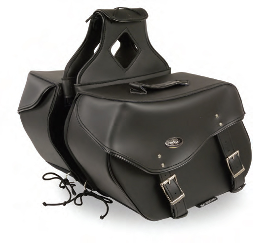 SH55302 Large Zip-Off PVC Throw-Over Saddle Bag - Click Image to Close