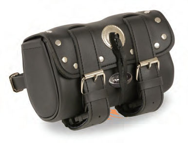 SH62605 Small Double Strap PVC Tool Bag W/ Concho + Rivets - Click Image to Close