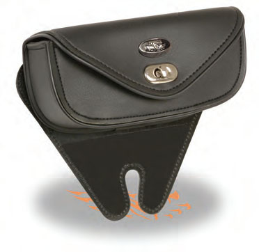 SH67102 Small Single Pocket Windshield Mount Bag W/ Turn Clasp - Click Image to Close