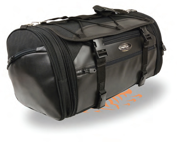 SH694 Large Nylon Duffle Style Rack Bag W/ Carry Strap - Click Image to Close