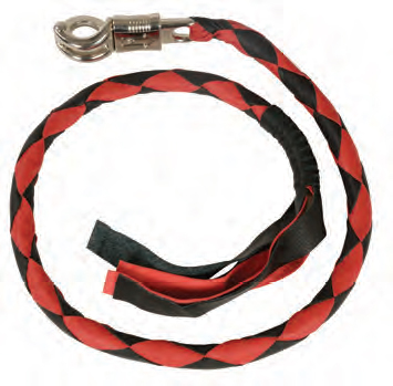 MP7900 Biker Whip W/ Heavy Duty Quick Release Clip - Click Image to Close